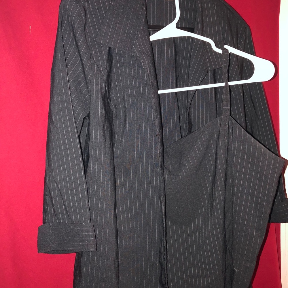 2 piece blazer and top